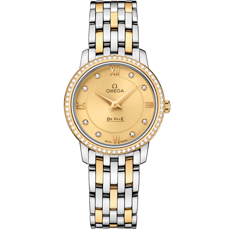 Omega De Ville Prestige 27.4 mm, steel - yellow gold on steel - yellow gold