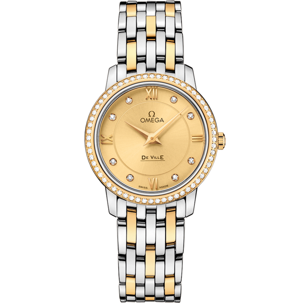 Omega De Ville Prestige 27.4 mm, steel - yellow gold on steel - yellow gold