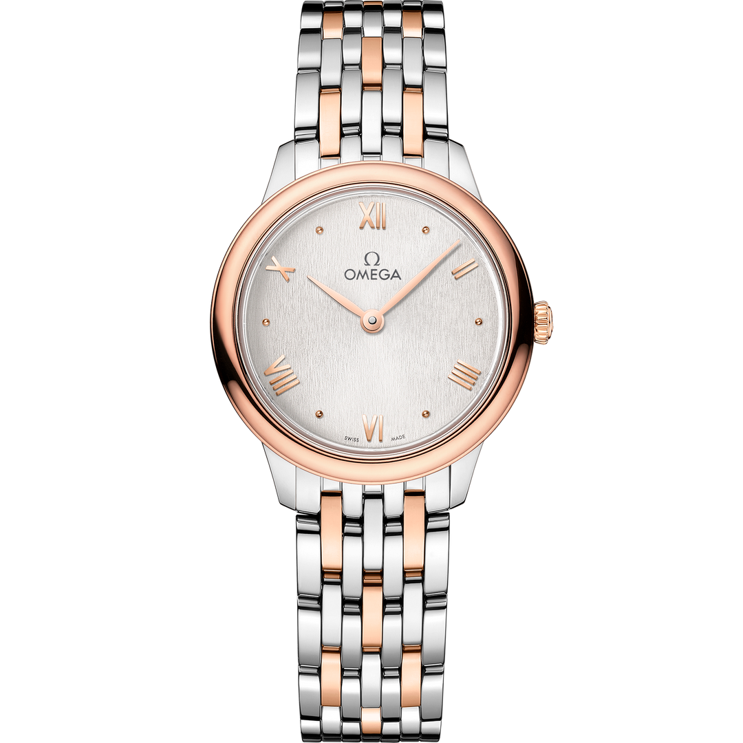 Omega De Ville Prestige 27.5 mm, steel - Sedna™ gold on steel - Sedna™ gold