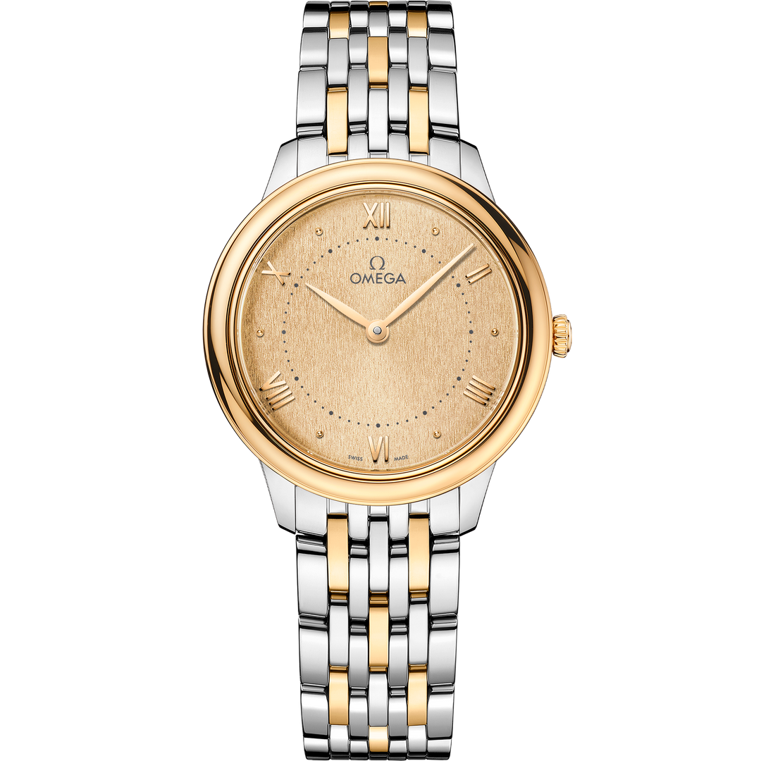 Omega De Ville Prestige 30 mm, steel - yellow gold on steel - yellow gold