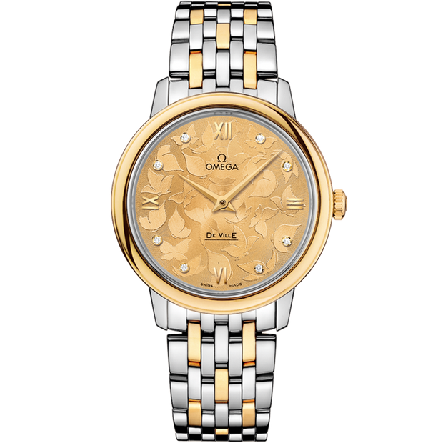 Omega De Ville Prestige 32.7 mm, steel - yellow gold on steel - yellow gold