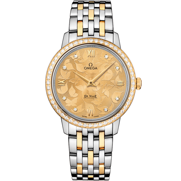 Omega De Ville Prestige 32.7 mm, steel - yellow gold on steel - yellow gold