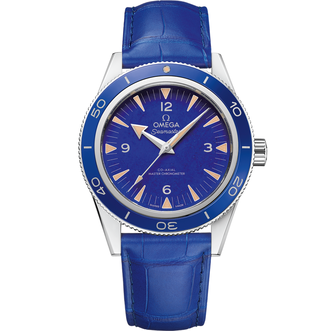 Omega Seamaster Seamaster 300 41 mm, platinum on leather strap