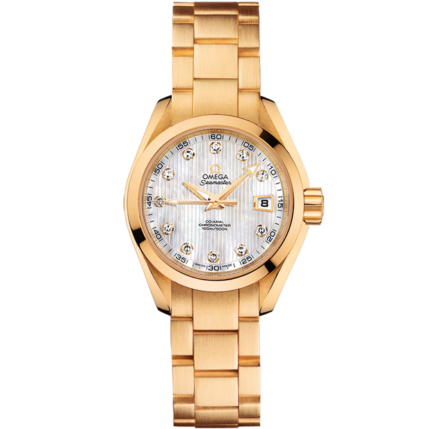 Omega Seamaster Aqua Terra 150M 30 mm, yellow gold on yellow gold