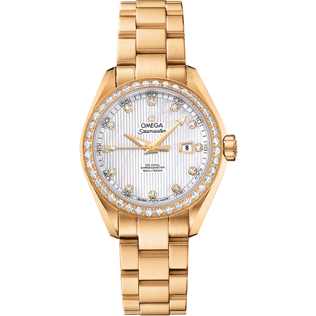 Omega Seamaster Aqua Terra 150M 34 mm, yellow gold on yellow gold