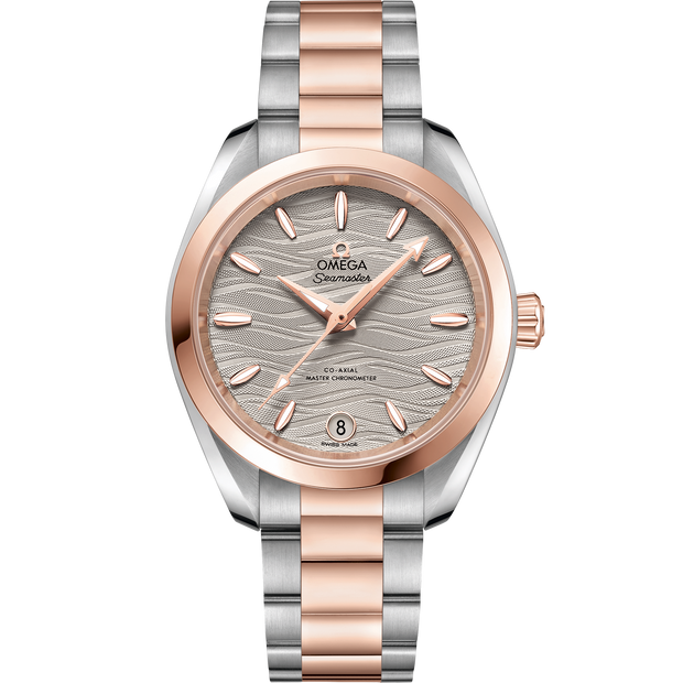 Omega Seamaster Aqua Terra 150M 34 mm, steel - Sedna™ gold on steel - Sedna™ gold