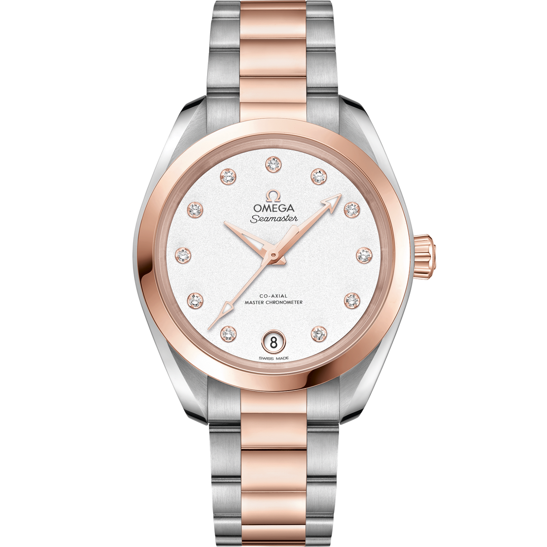 Omega Seamaster Aqua Terra 150M 34 mm, steel - Sedna™ gold on steel - Sedna™ gold