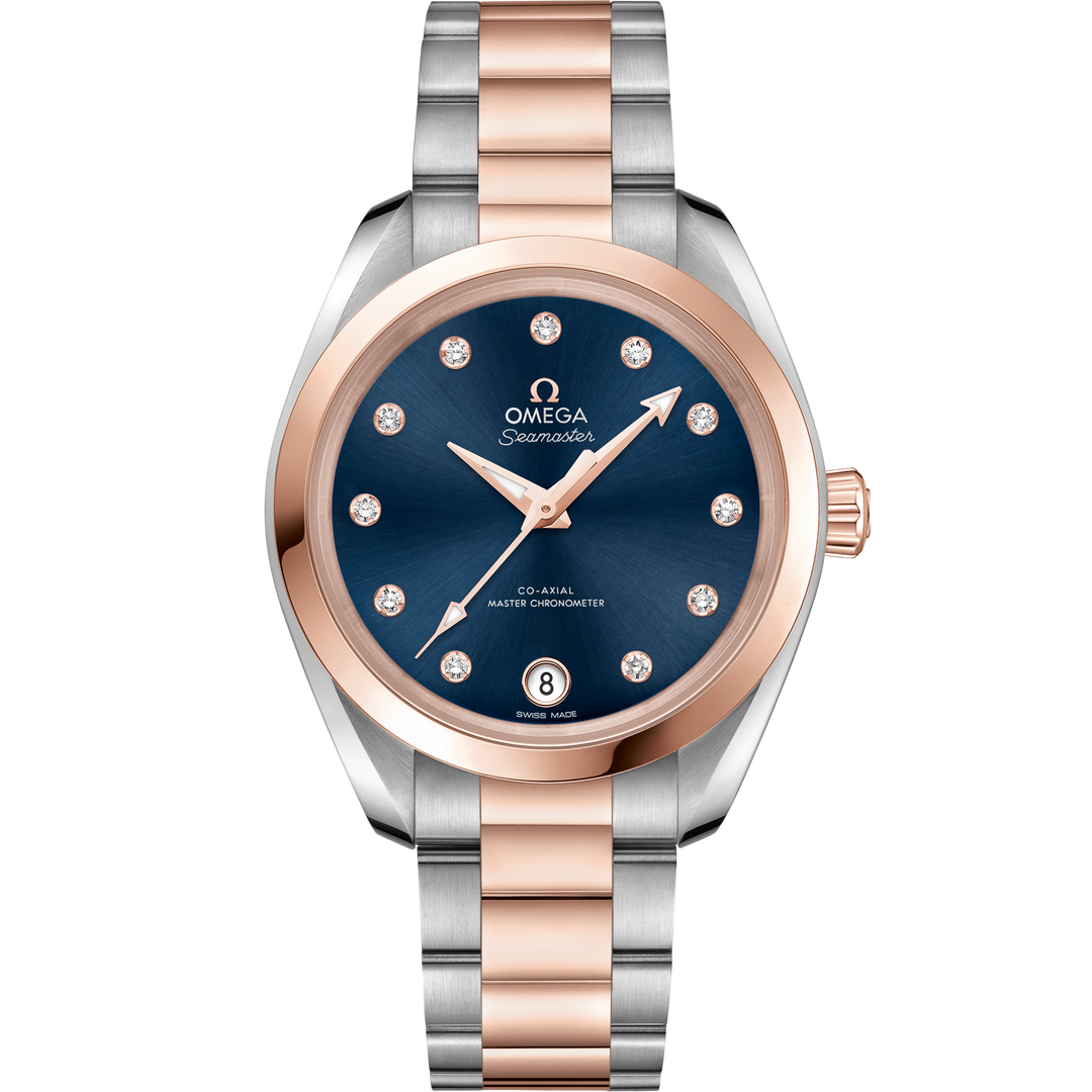 Omega Seamaster Aqua Terra 150M 34 mm, steel - Sedna™ gold on steel - Sedna™ gold