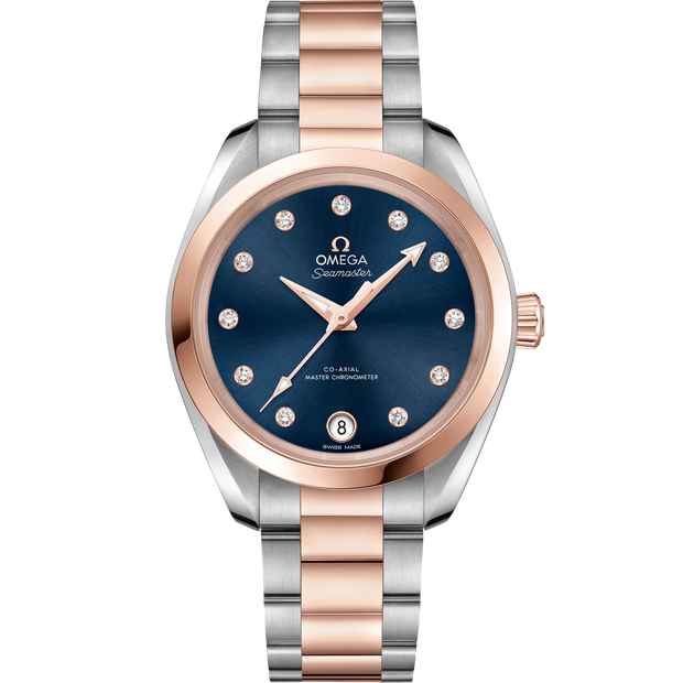 Omega Seamaster Aqua Terra 150M 34 mm, steel - Sedna™ gold on steel - Sedna™ gold