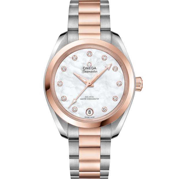 Omega Seamaster Aqua Terra 150M 34 mm, steel - Sedna™ gold on steel - Sedna™ gold