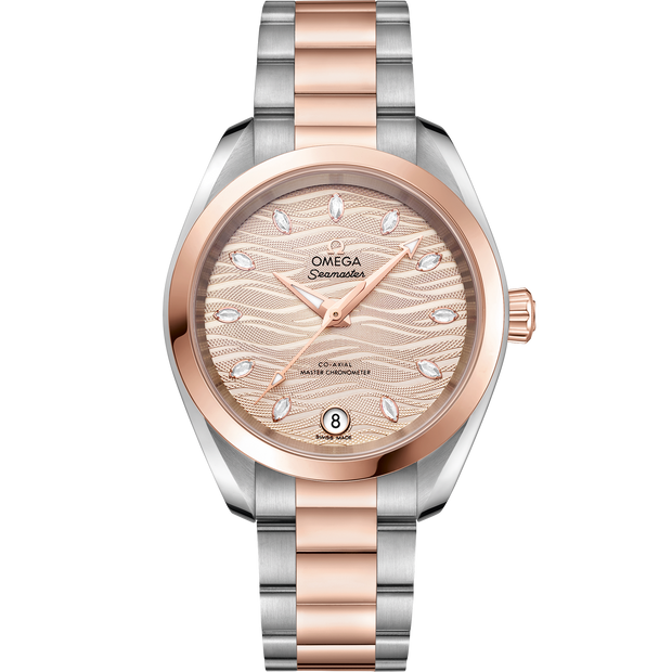 Omega Seamaster Aqua Terra 150M 34 mm, steel - Sedna™ gold on steel - Sedna™ gold