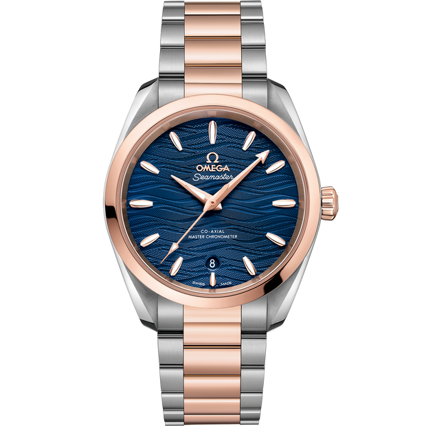 Omega Seamaster Aqua Terra 150M 38 mm, steel - Sedna™ gold on steel - Sedna™ gold