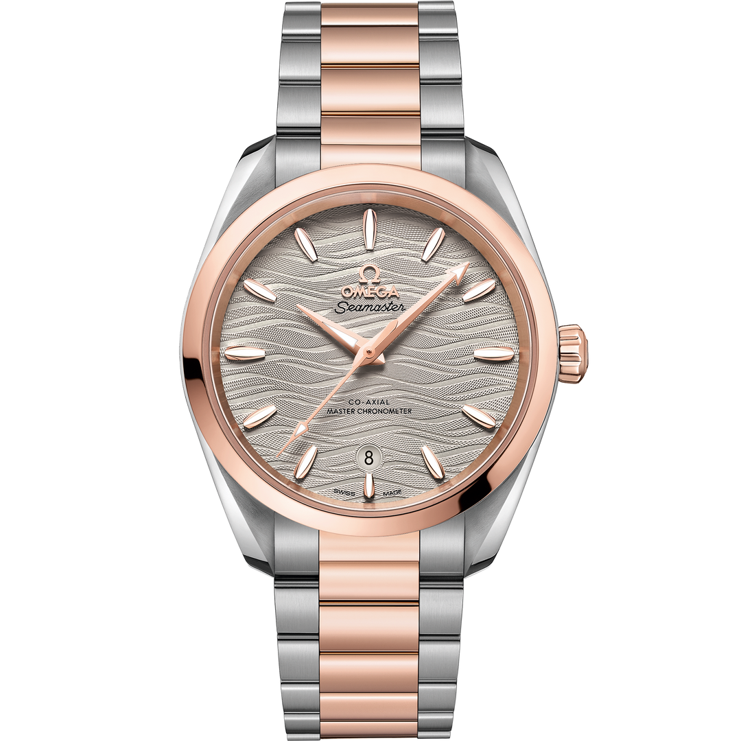 Omega Seamaster Aqua Terra 150M 38 mm, steel - Sedna™ gold on steel - Sedna™ gold