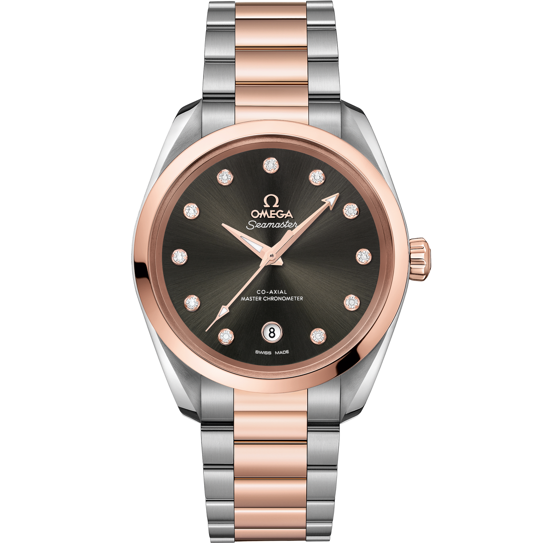 Omega Seamaster Aqua Terra 150M 38 mm, steel - Sedna™ gold on steel - Sedna™ gold