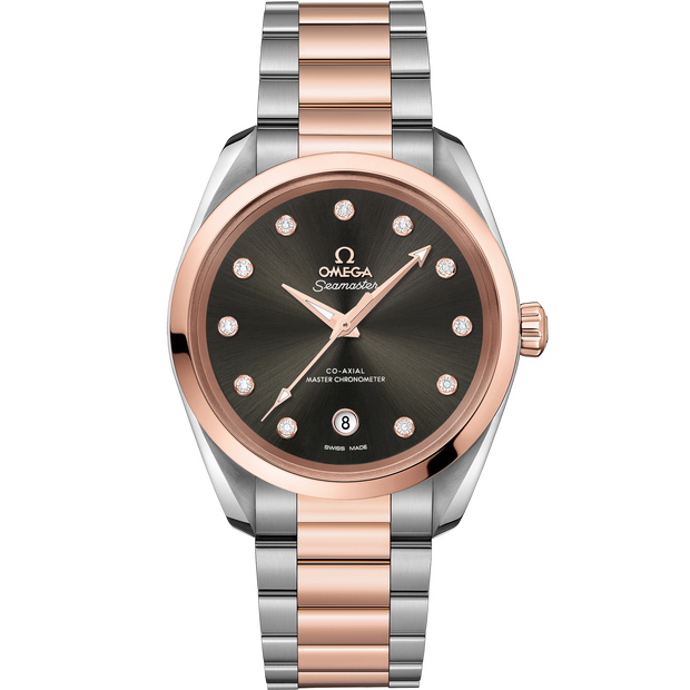 Omega Seamaster Aqua Terra 150M 38 mm, steel - Sedna™ gold on steel - Sedna™ gold