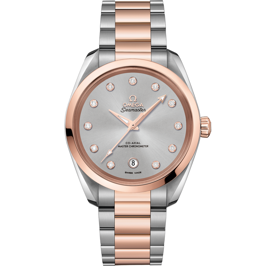 Omega Seamaster Aqua Terra 150M 38 mm, steel - Sedna™ gold on steel - Sedna™ gold