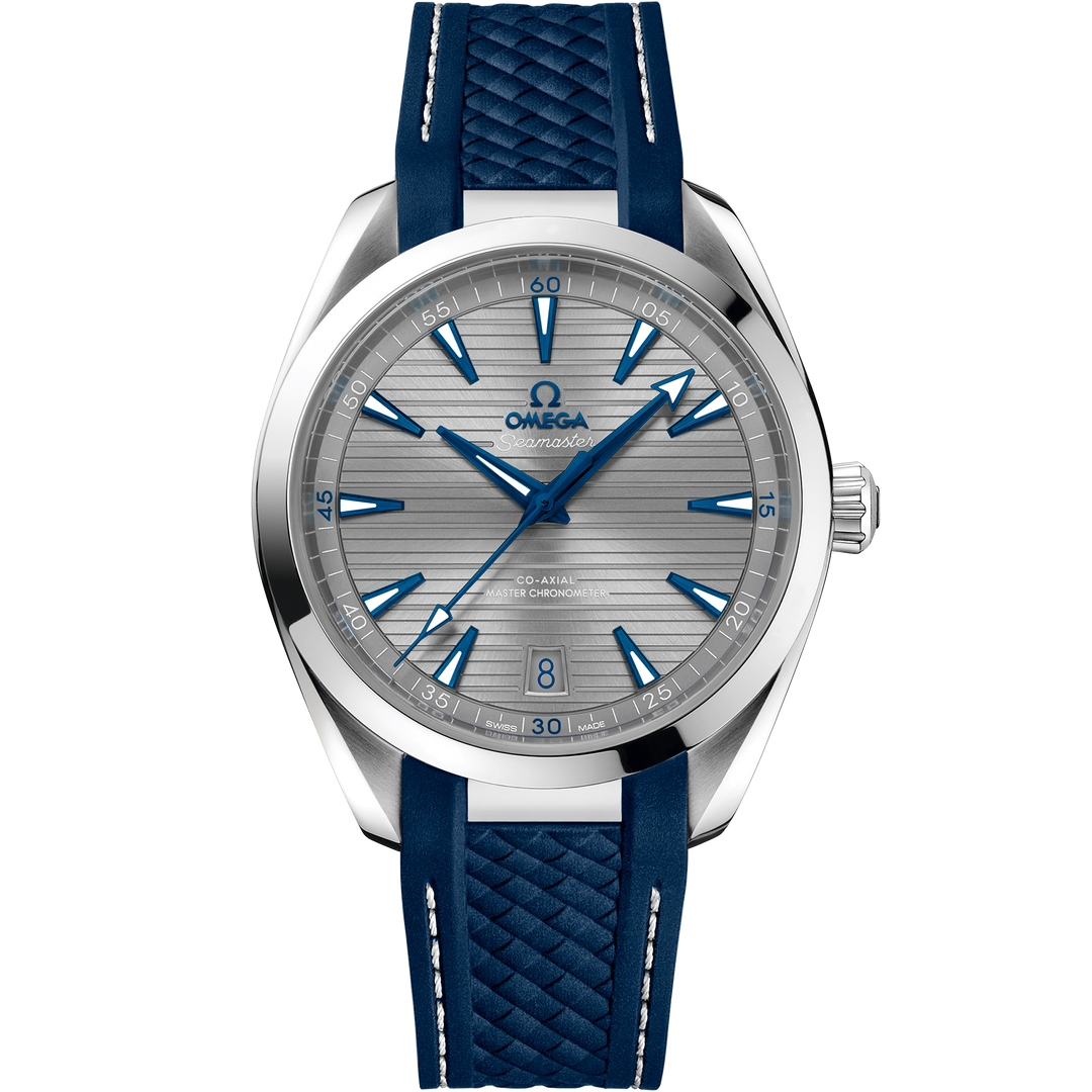 Omega Seamaster Aqua Terra 150M 41 mm, steel on rubber strap