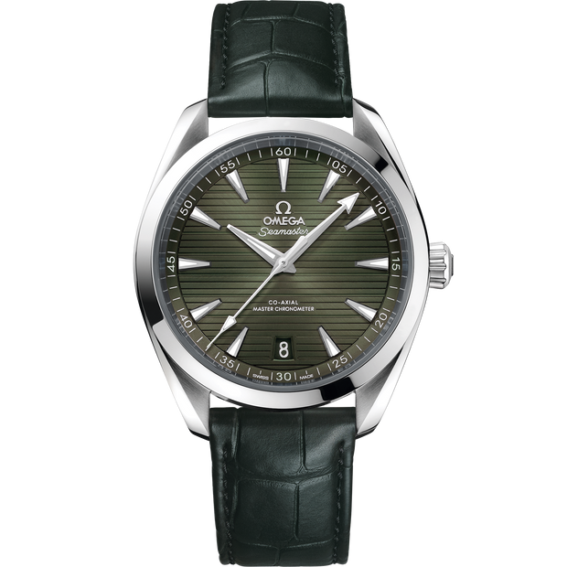 Omega Seamaster Aqua Terra 150M 41 mm, steel on leather strap