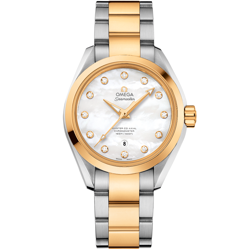 Omega Seamaster Aqua Terra 150M 34 mm, steel - yellow gold on steel - yellow gold