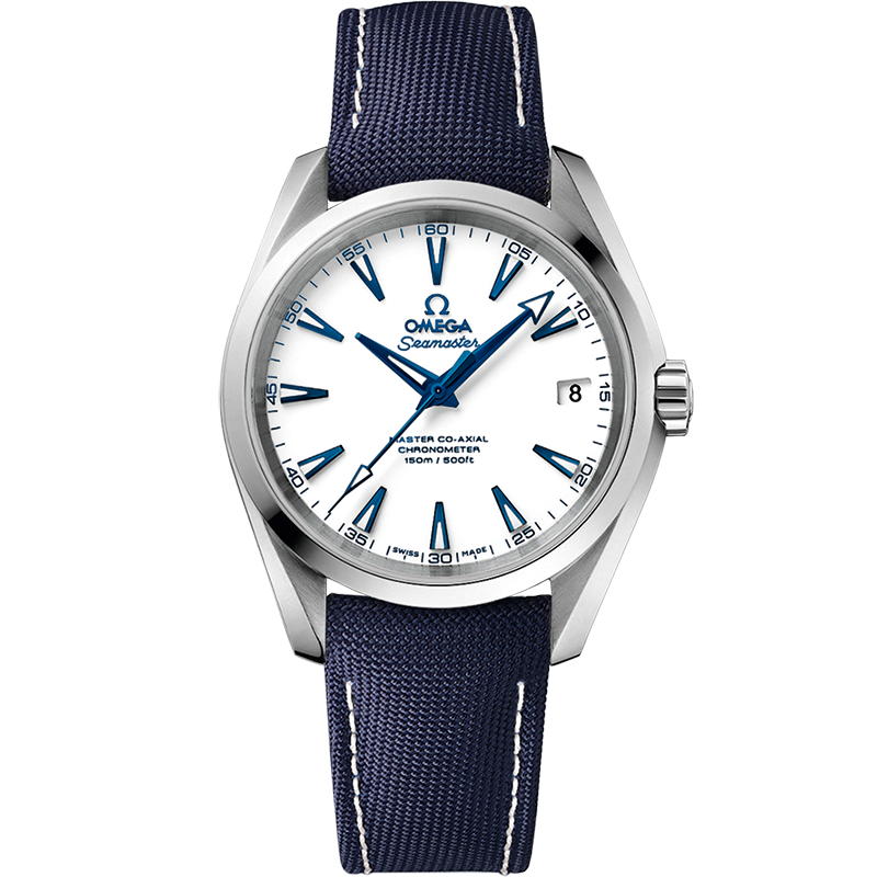 Omega Seamaster Aqua Terra 150M 38.5 mm, titanium on coated nylon fabric strap