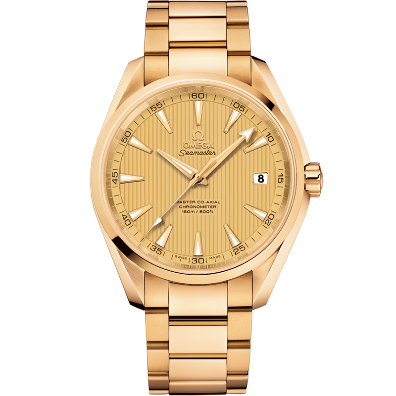 Omega Seamaster Aqua Terra 150M 41.5 mm, yellow gold on yellow gold