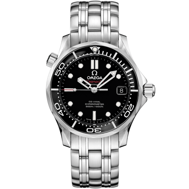 Omega Seamaster Diver 300M 36.25 mm, steel on steel