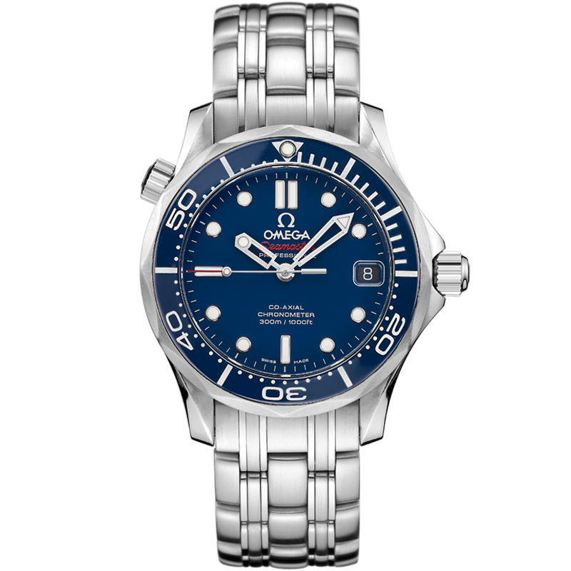 Omega Seamaster Diver 300M 36.25 mm, steel on steel