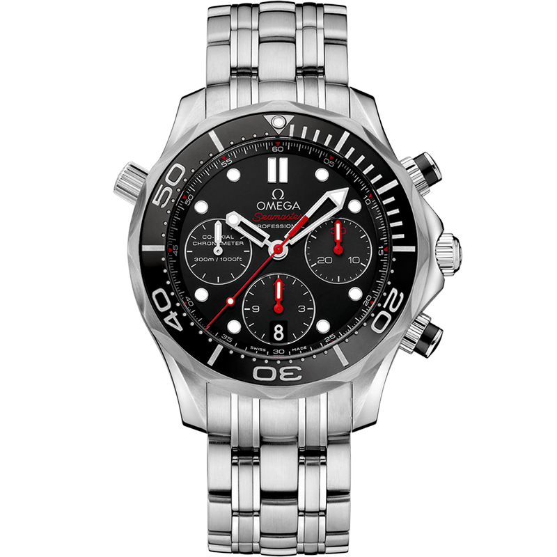 Omega Seamaster Diver 300M 44 mm, steel on steel