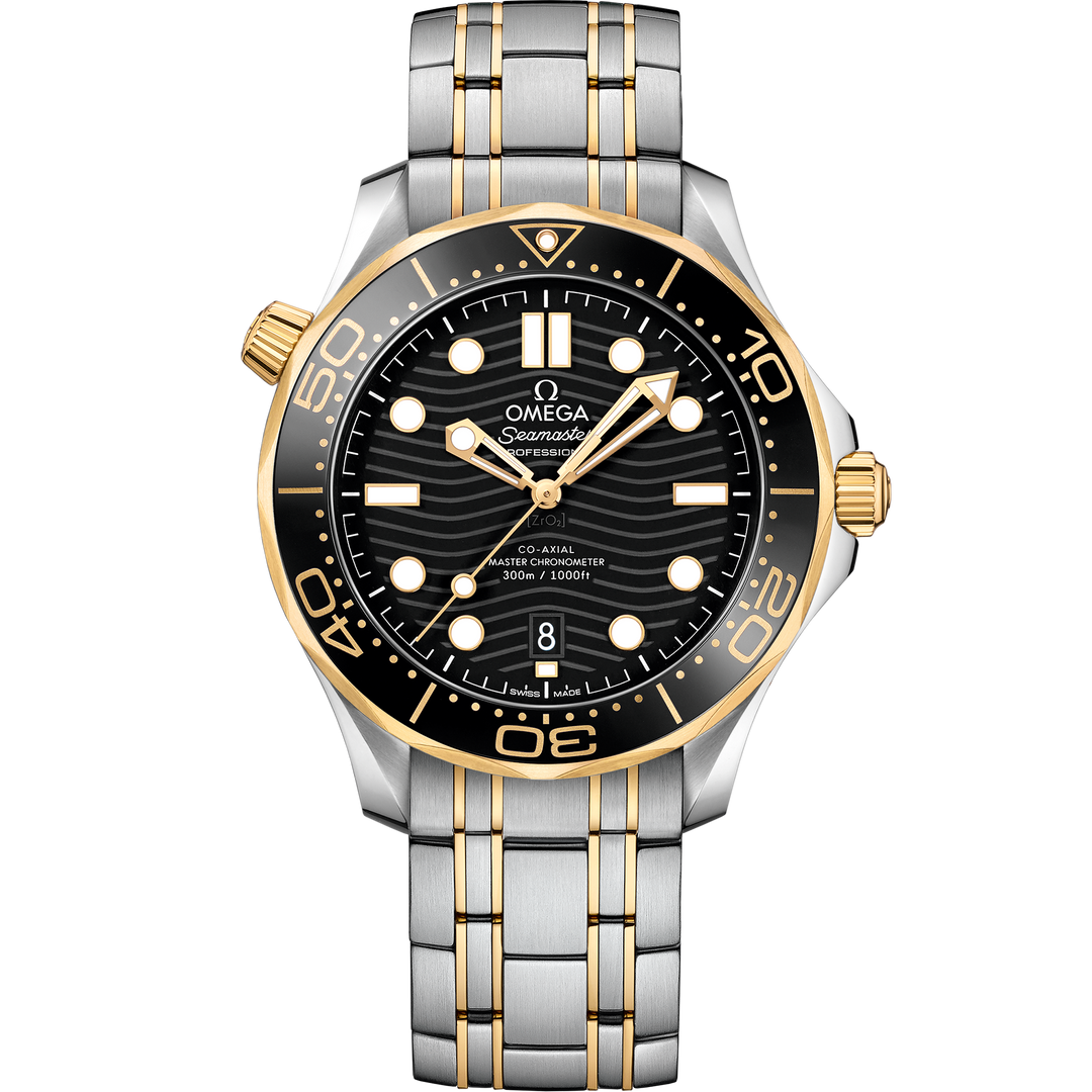 Omega Seamaster Diver 300M 42 mm, steel - yellow gold on steel - yellow gold