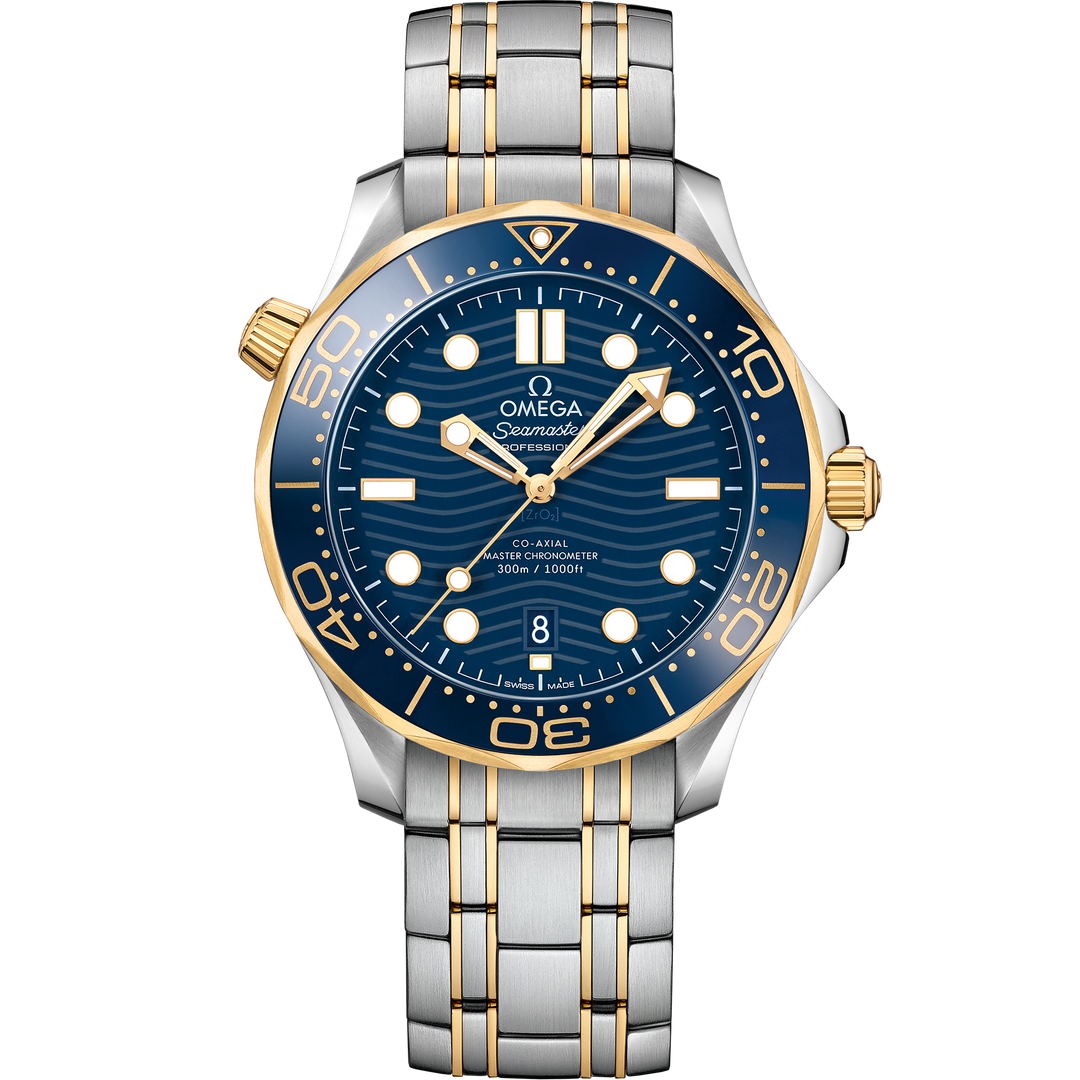 Omega Seamaster Diver 300M 42 mm, steel - yellow gold on steel - yellow gold