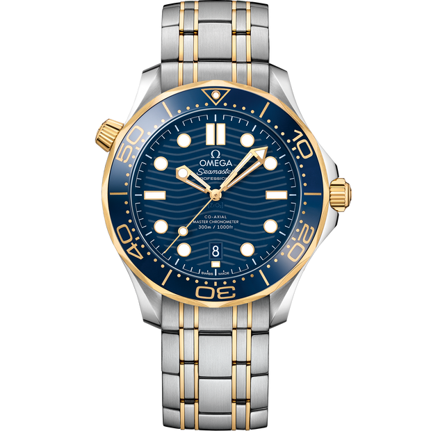 Omega Seamaster Diver 300M 42 mm, steel - yellow gold on steel - yellow gold