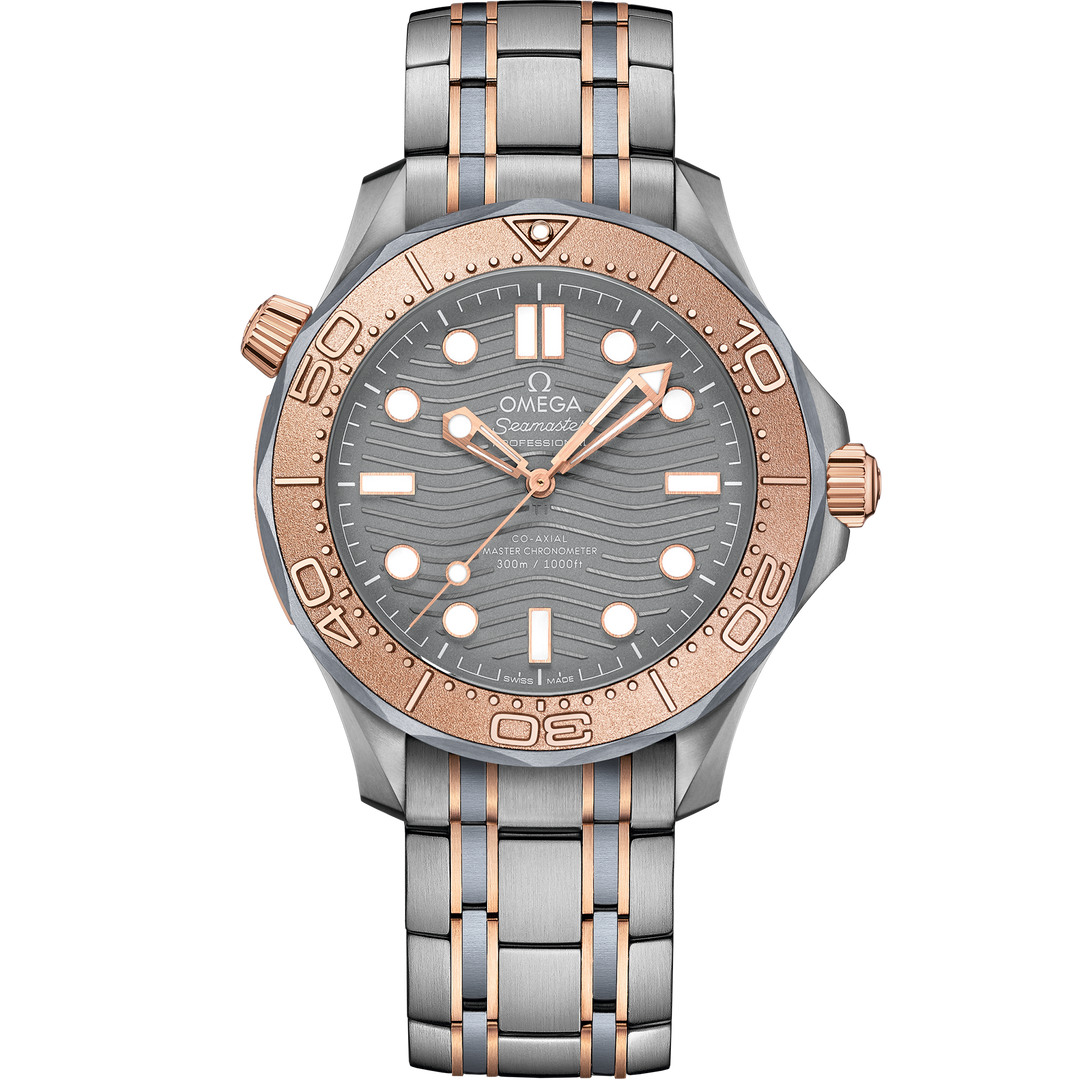 Omega Seamaster Diver 300M 42 mm, titanium - tantalum - Sedna™ gold on titanium - tantalum - Sedna™ gold