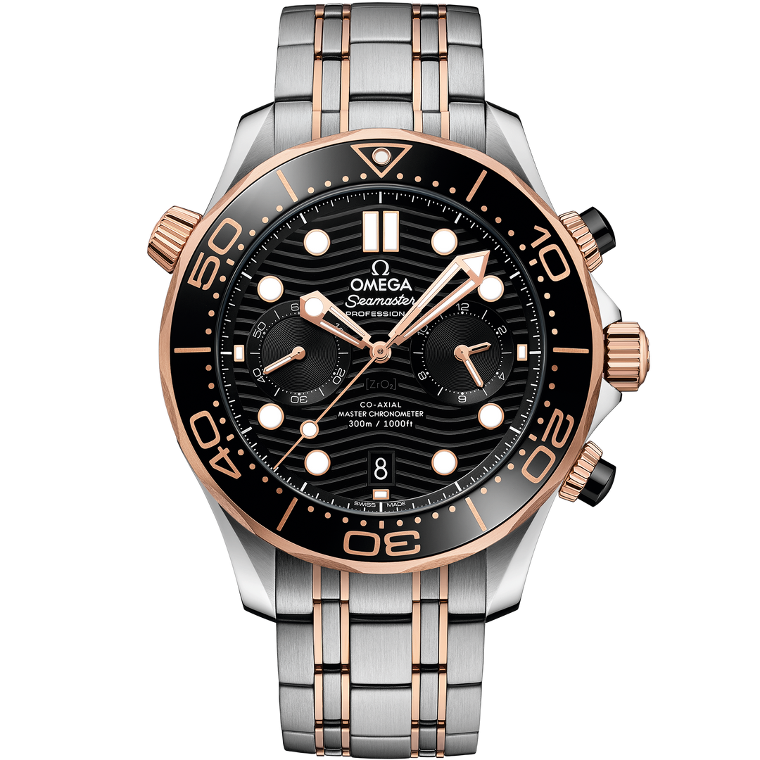 Omega Seamaster Diver 300M 44 mm, Sedna™ gold on steel - Sedna™ gold