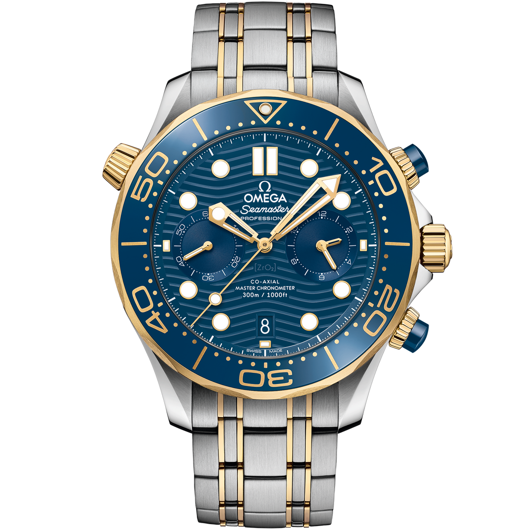 Omega Seamaster Diver 300M 44 mm, steel - yellow gold on steel - yellow gold