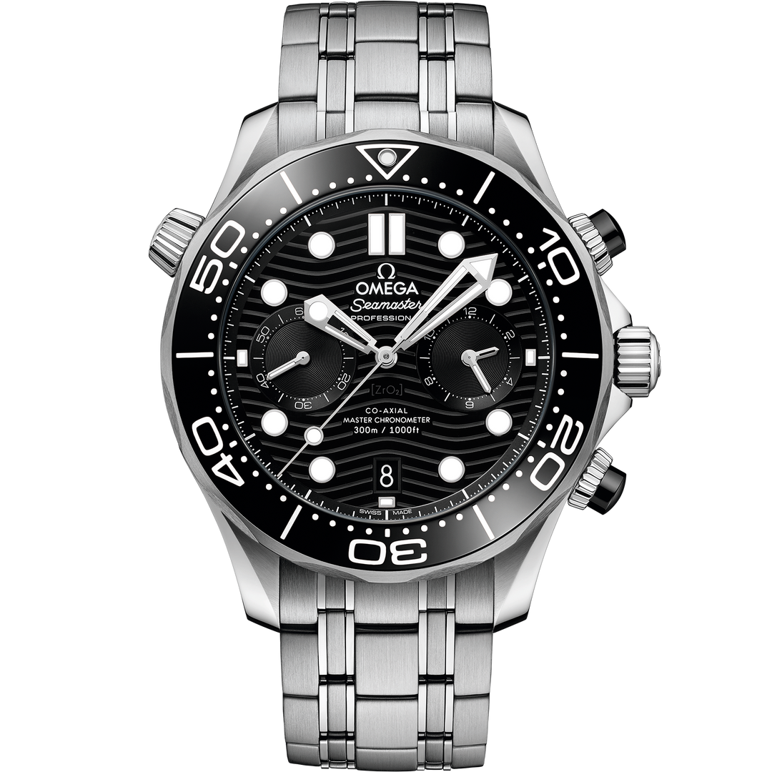 Omega Seamaster Diver 300M 44 mm, steel on steel