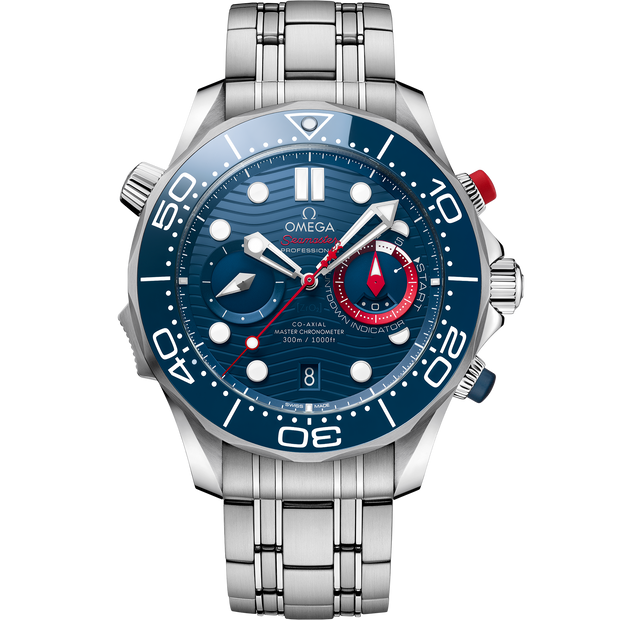 Omega Seamaster Diver 300M 44 mm, steel on steel