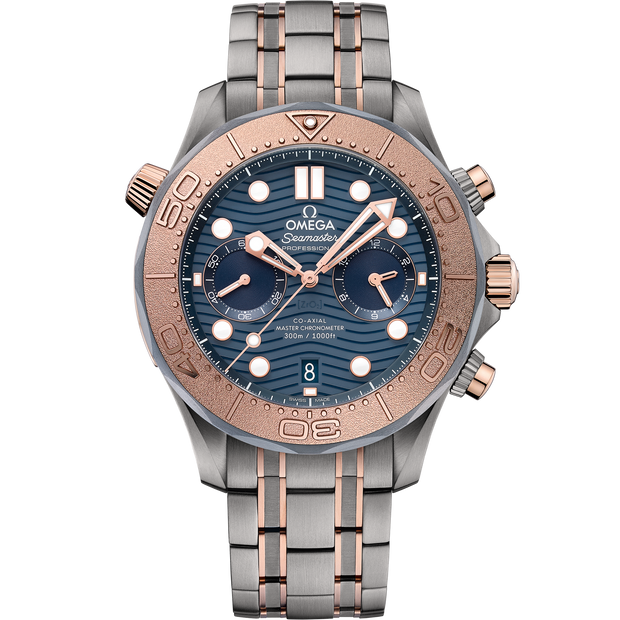 Omega Seamaster Diver 300M 44 mm, titanium - tantalum - Sedna™ gold on titanium - tantalum - Sedna™ gold