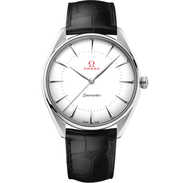 Omega Seamaster Olympic Official Timekeeper 39.5 mm, Canopus Gold™ on leather strap