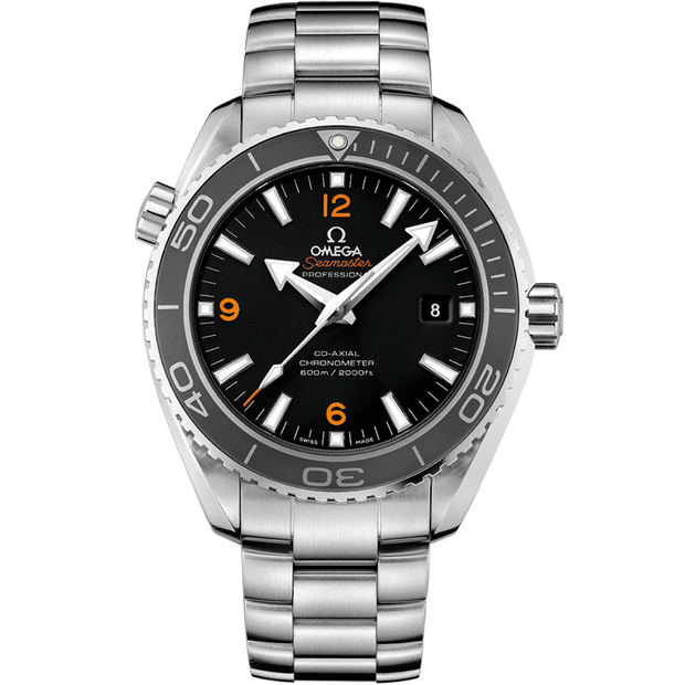 Omega Seamaster Planet Ocean 600M 45.5 mm, steel on steel