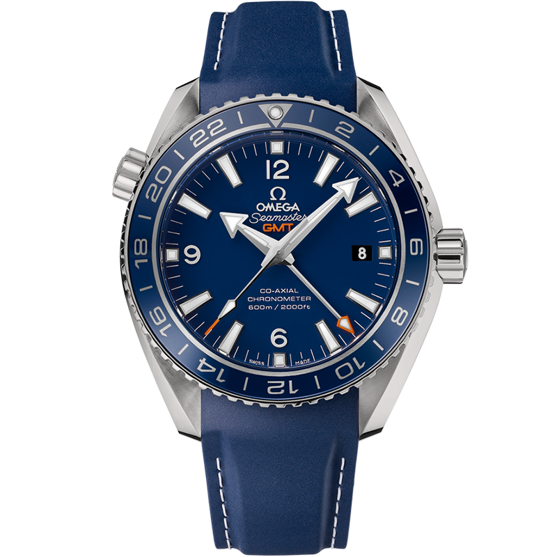 Omega Seamaster Planet Ocean 600M 43.5 mm, titanium on rubber strap