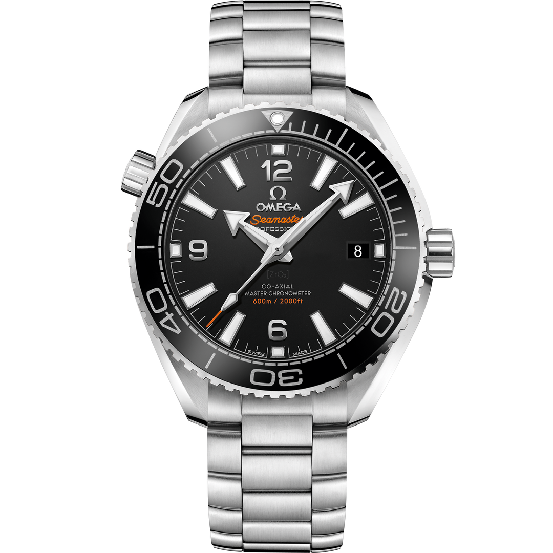 Omega Seamaster Planet Ocean 600M 39.5 mm, steel on steel