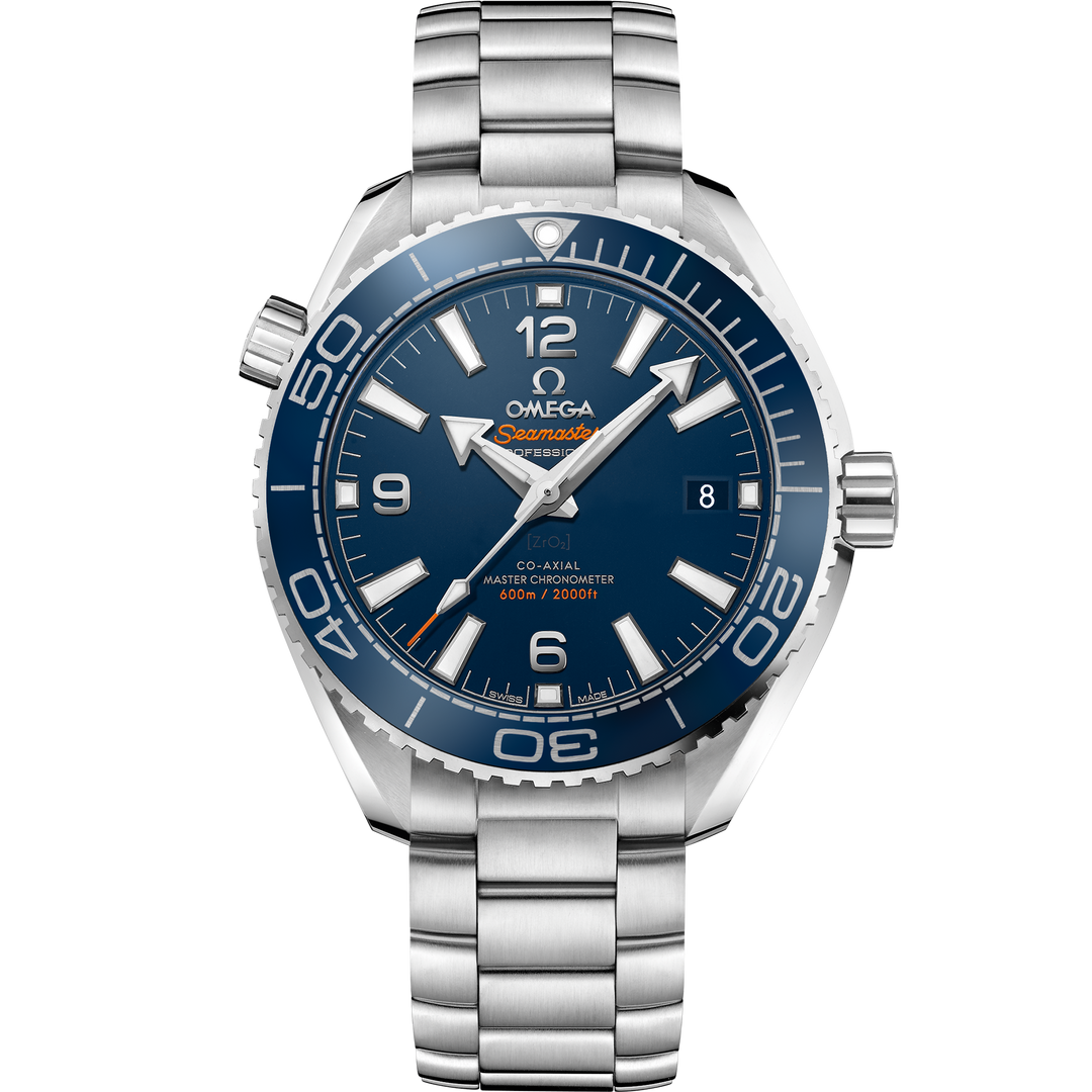 Omega Seamaster Planet Ocean 600M 39.5 mm, steel on steel