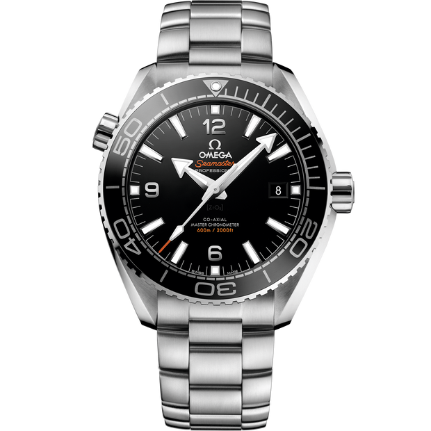 Omega Seamaster Planet Ocean 600M 43.5 mm, steel on steel