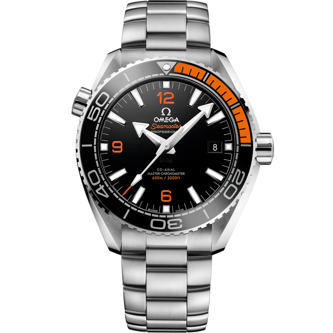 Omega Seamaster Planet Ocean 600M 43.5 mm, steel on steel