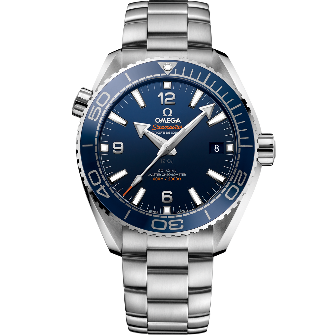 Omega Seamaster Planet Ocean 600M 43.5 mm, steel on steel