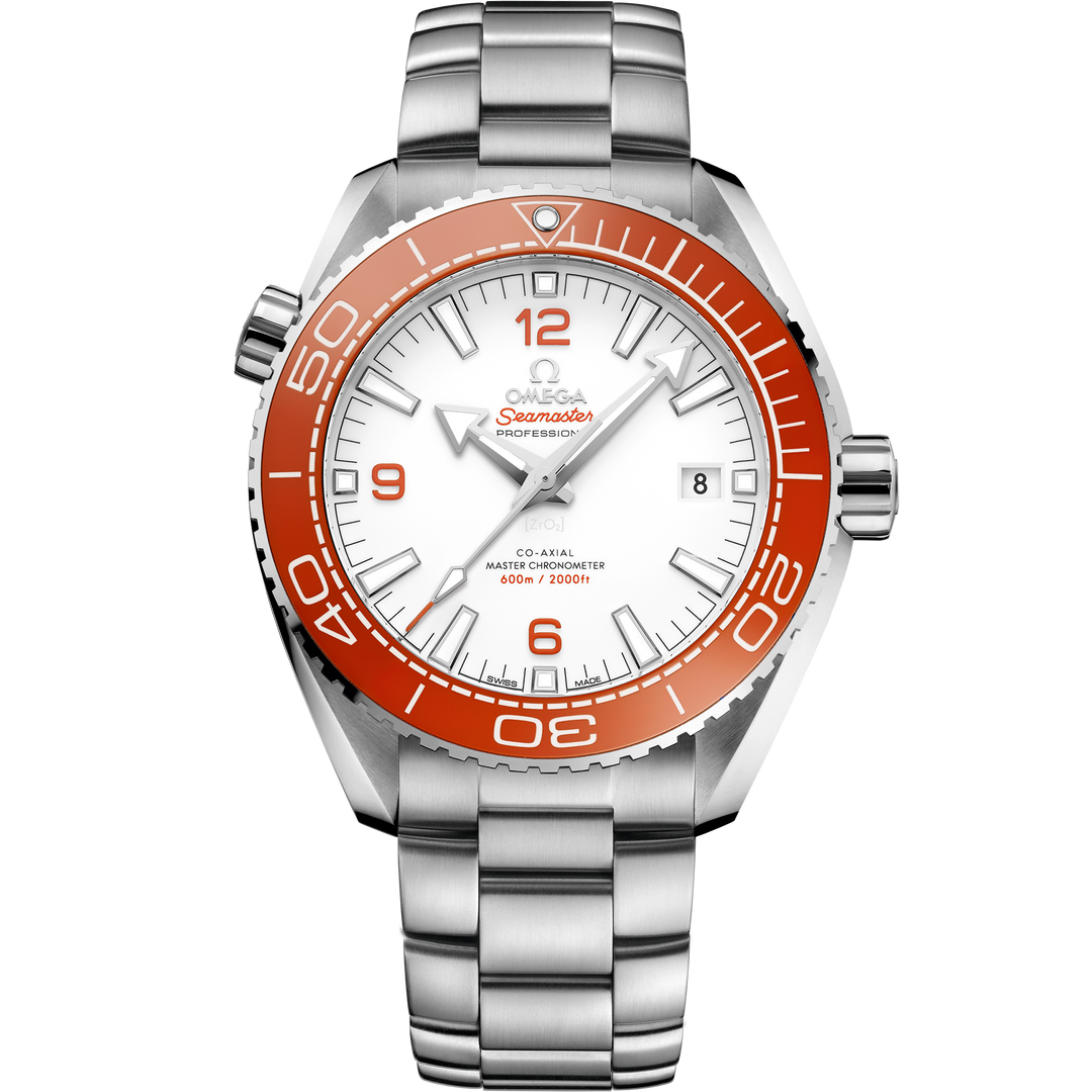 Omega Seamaster Planet Ocean 600M 43.5 mm, steel on steel