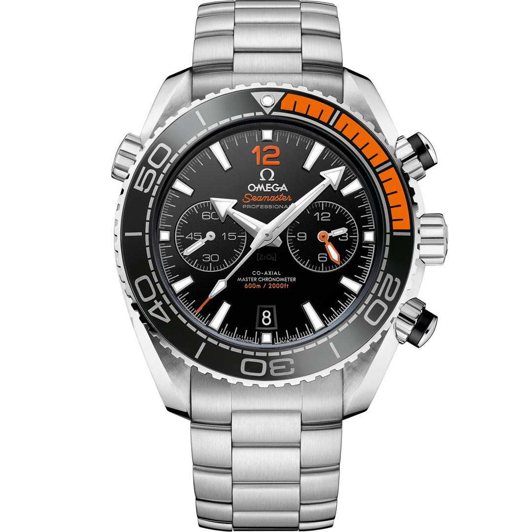 Omega Seamaster Planet Ocean 600M 45.5 mm, steel on steel