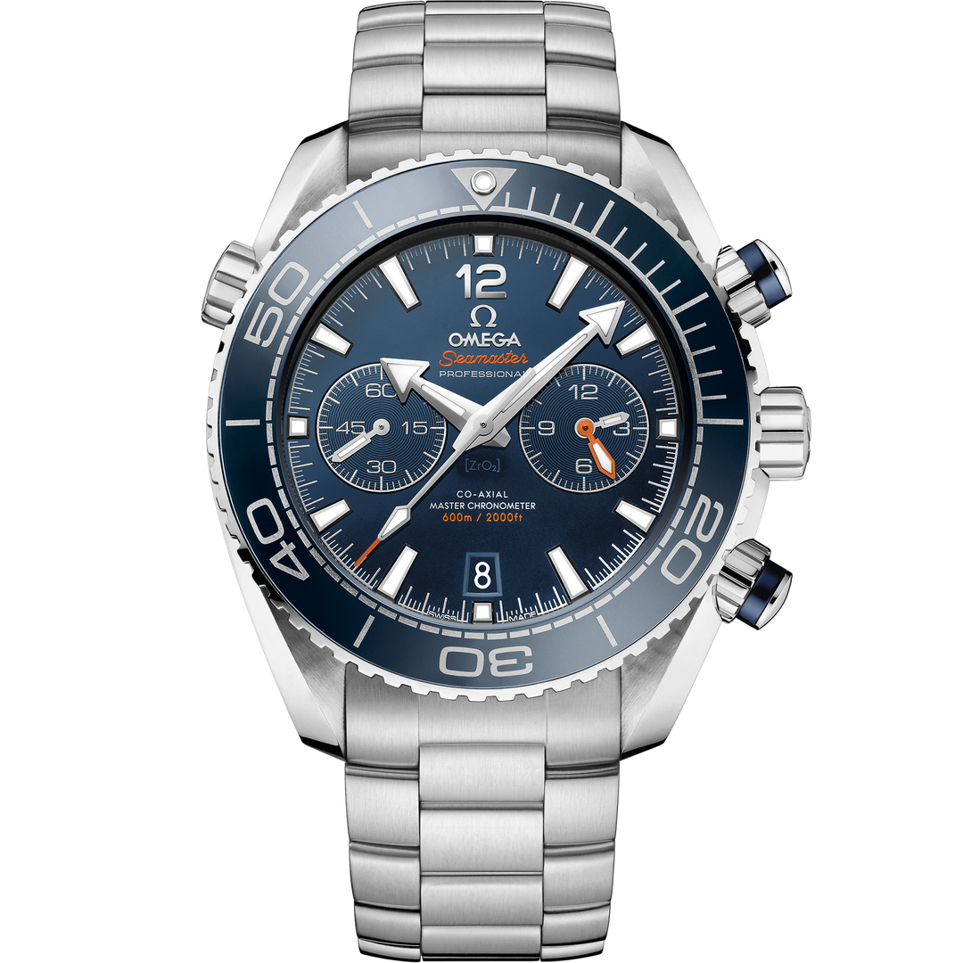 Omega Seamaster Planet Ocean 600M 45.5 mm, steel on steel