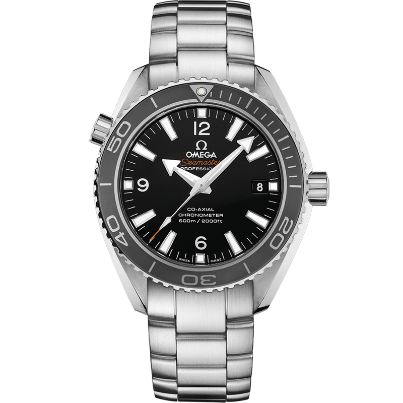 Omega Seamaster Planet Ocean 600M 42 mm, steel on steel