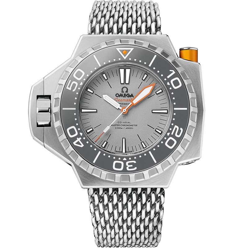 Omega Seamaster Ploprof 1200M 55 x 48 mm, titanium on titanium